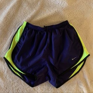 Nike dry-fit running shorts with liner